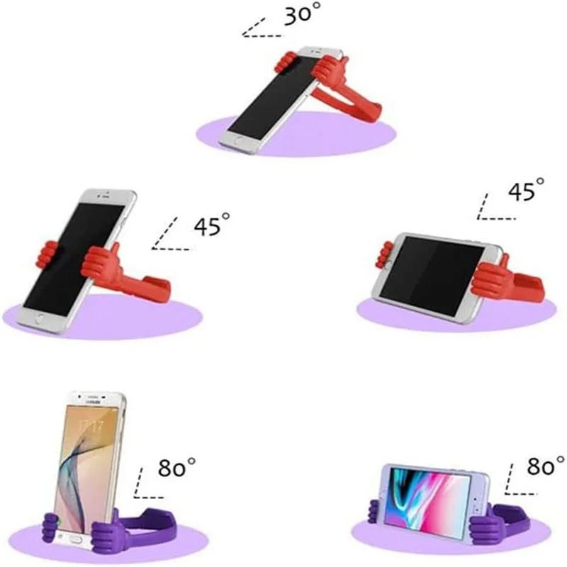 Thumbs Up Cell Phone Holder For Desk, Universal Flexible Cell Phone Stand For Tablet Holder, Cellphone Holder Stand