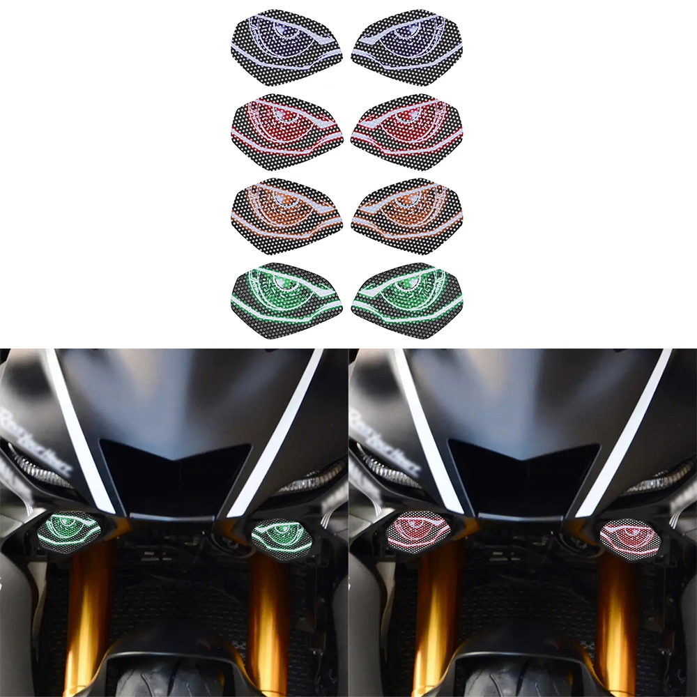 For YAMAHA YZF R1 2015-2018 YZFR1 2016 2017 MT-10 Motorcycle Front Headlight Protector Guard Sticker Decals