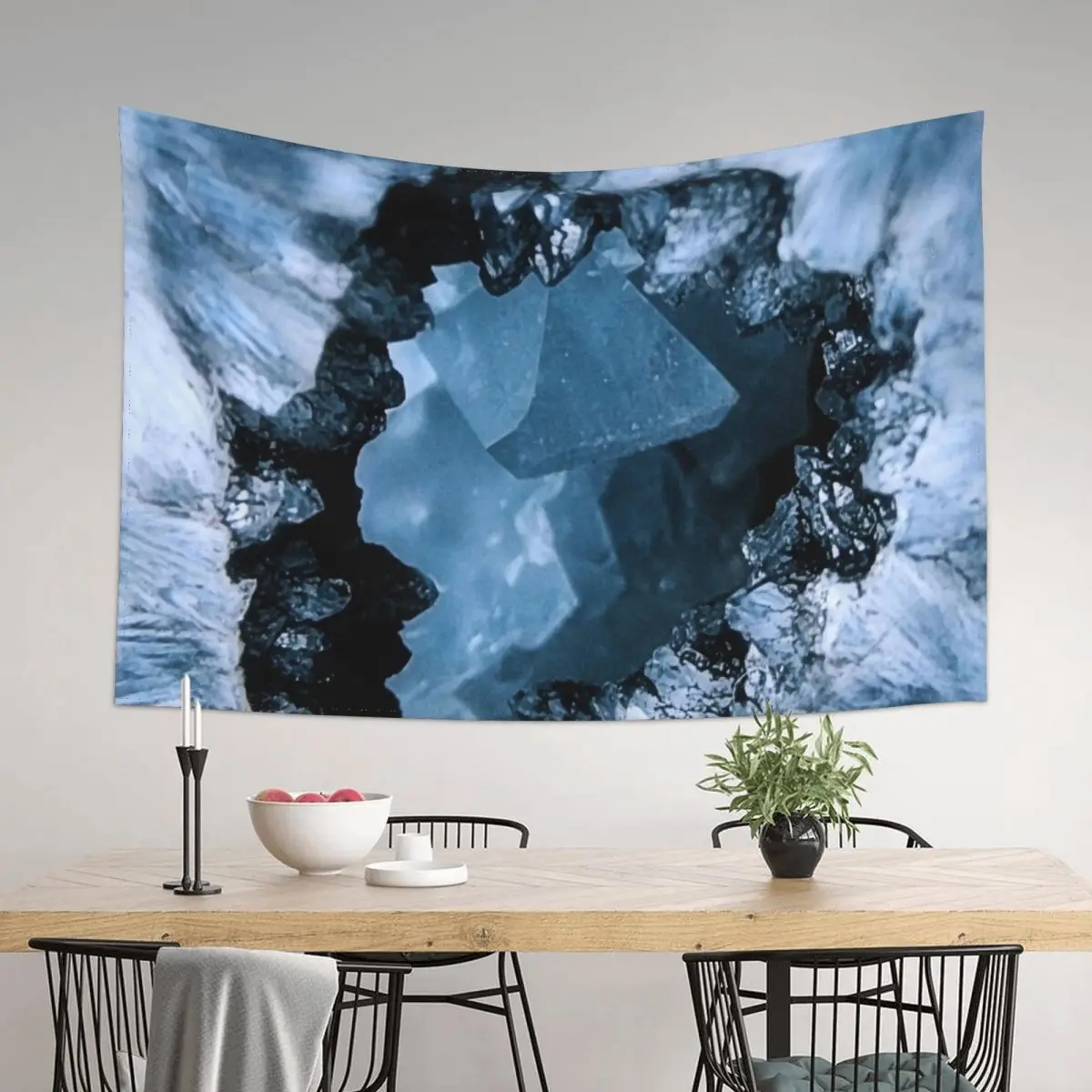 

Crystal Blue Fantasy Tapestry Decorative Paintings Decoration Bedroom House Decorations Tapestry