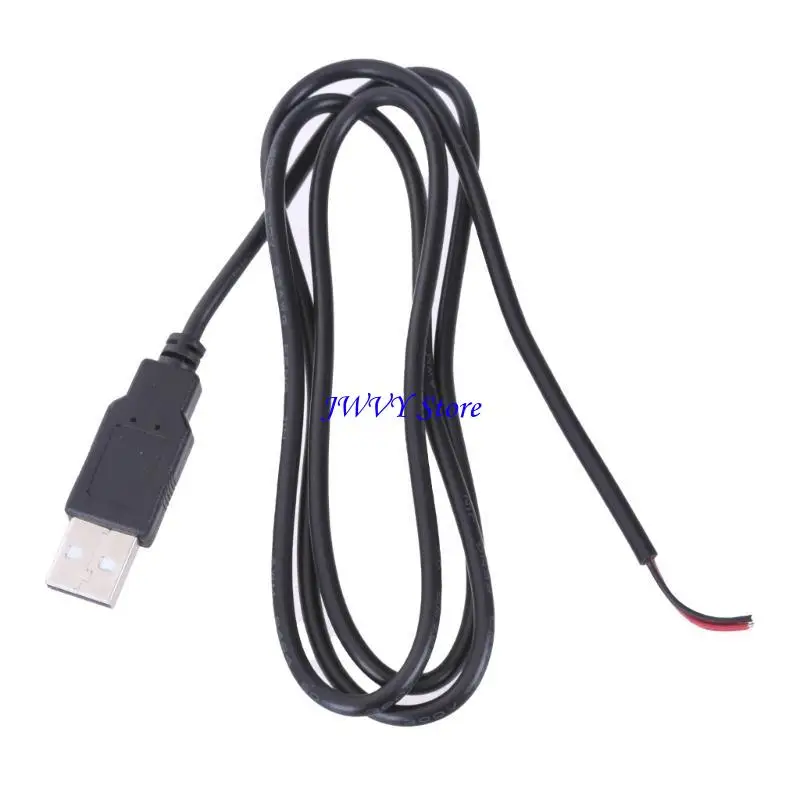 573A سلك كابل تزويد الطاقة 22AWG USB ذكر شحن الحبل USB الكابل المفتوح