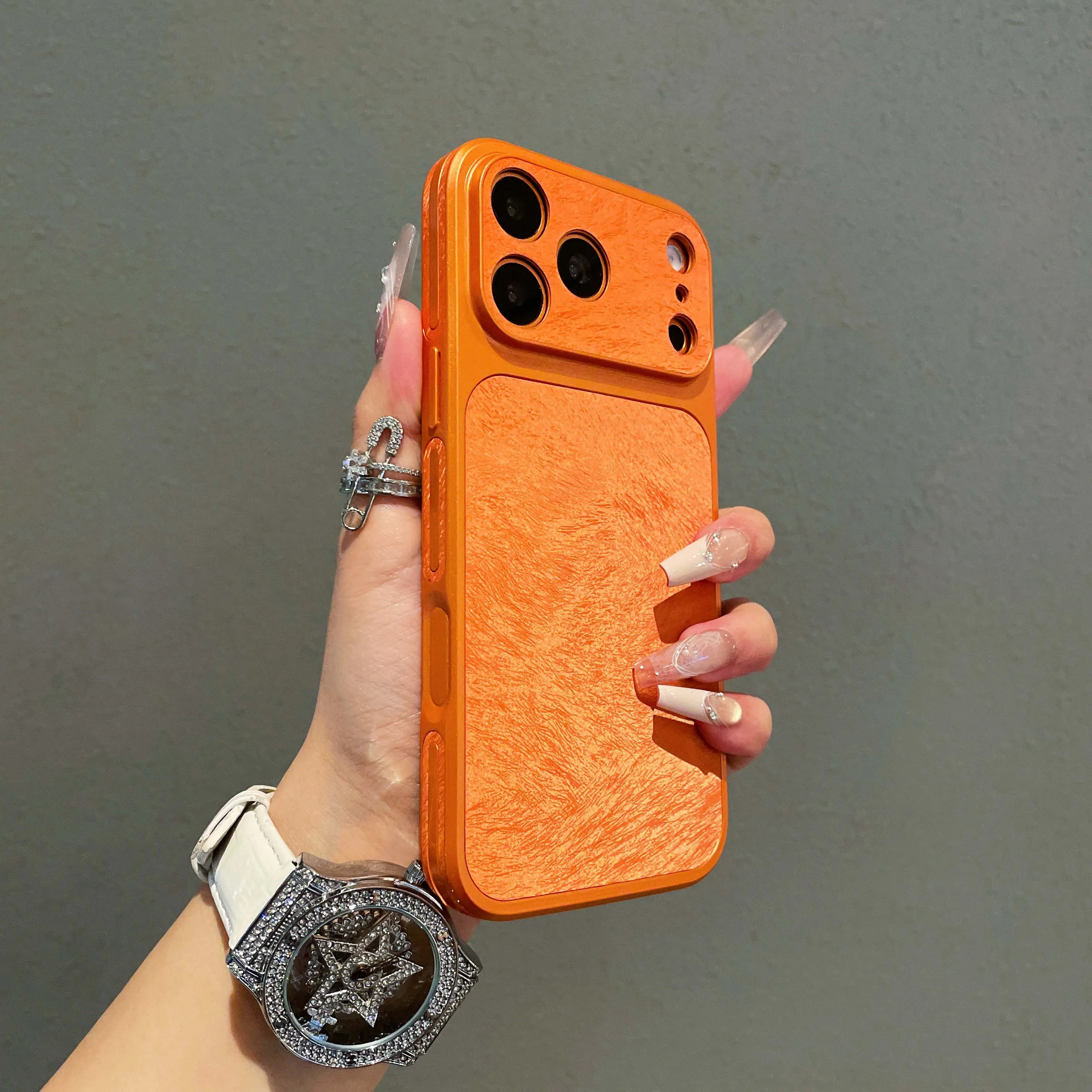 Luxuriöse, mattierte, stoßfeste Handyhülle für iPhone 17, 16 PM, 15, 14, 13 Pro Max, 17e – Sofortige Umrüstung auf 17Pro, vollständiger Bumper, matte Abdeckung