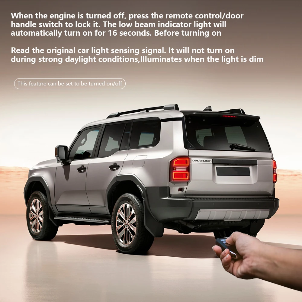 Forten Kingdom Car Auto Window Closer Open and Speed Lock & headlights delay Kit For Toyota Prado 2024