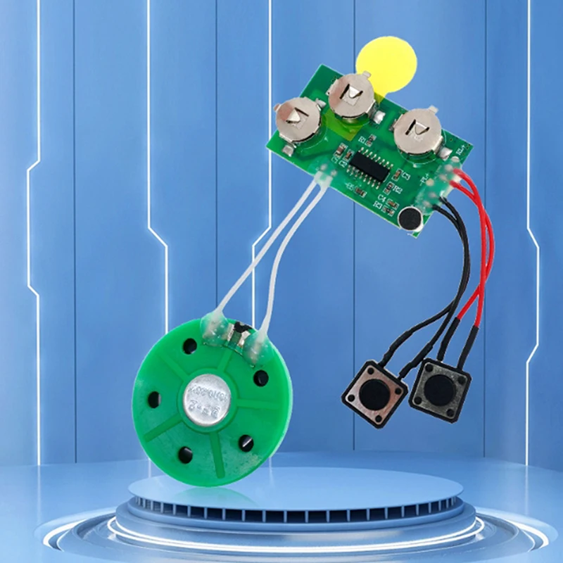 رقاقة بطاقات المعايدة DIY 120 ثانية قابلة للتسجيل وحدة رقاقة الصوت الصوتية القابلة للتسجيل رقاقة بطاقة المعايدة وحدة صوت قابلة للتسجيل