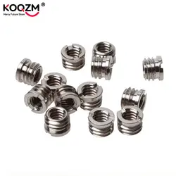 5pcs/pack 1/4 inch to 3/8 inch Convert Screw Standard Adapter Reducer Bushing Converter for DSLR Camera Camcorder Tripod Monopod