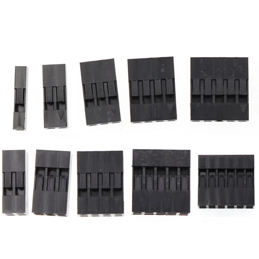 HOT 620 buah konektor Dupont 2.54mm, kabel Jumper Dupont kawat Header Pin Kit perumahan, konektor Terminal Pin pria + wanita