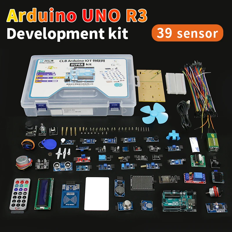 arduino uno r3 development board programming robot Learning Suite Smart car Bluetooth wifi extension board