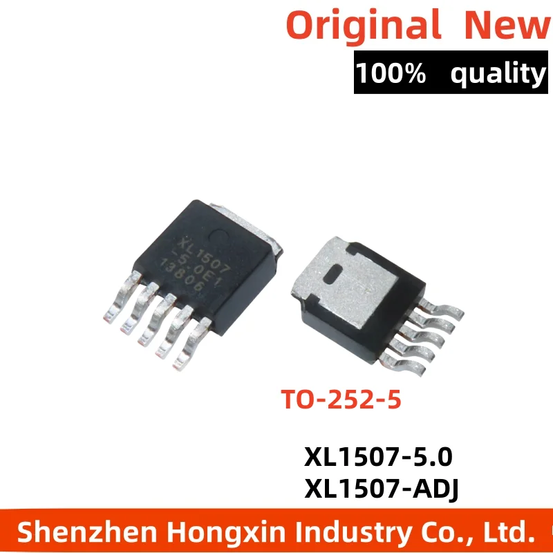 10 pieces New XL1507-5.0 5.0E1 ADJ ADJE1 Power DC-DC Buck Chip IC Patch TO-252-5