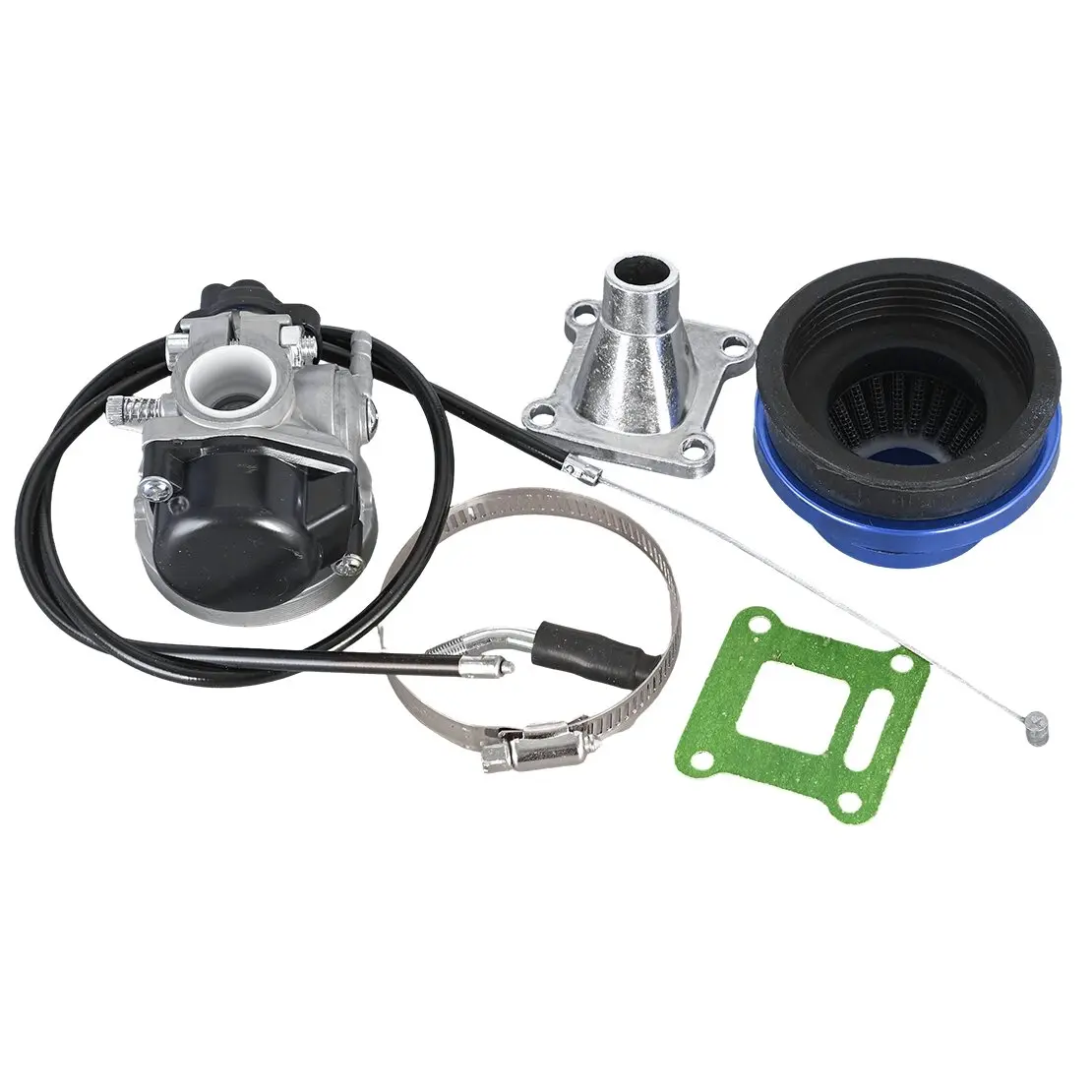 Blue Carburetor Air Filter Kit Fit For 37cc 50cc 80cc Mini Motorcycle ATV Quad Dirt Pocket Bike