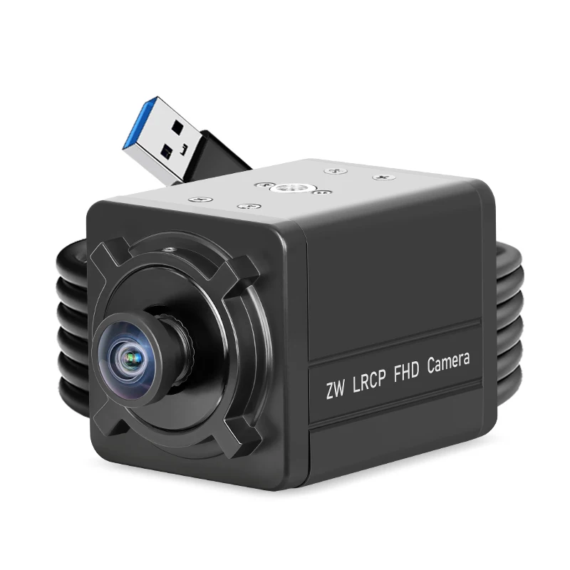 

ZWAK 5MP CMOS High Speed Global Shutter USB3.0 Camera 1080P HD 60/90fps No Distortion Wide Angle SDK 1 Year Warranty for PC
