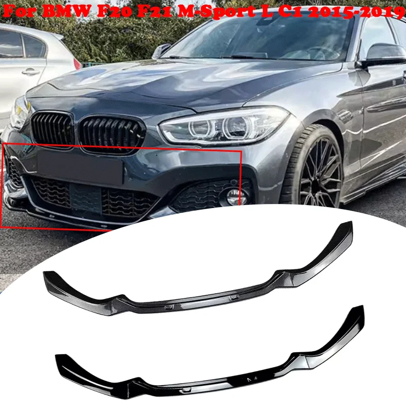 

Car Front Bumper Lip For BMW 1 Series F20 F21 M-Sport LCI 2015-2019 Diffuser Splitter Spoiler Auto Body Kits Car Accessories