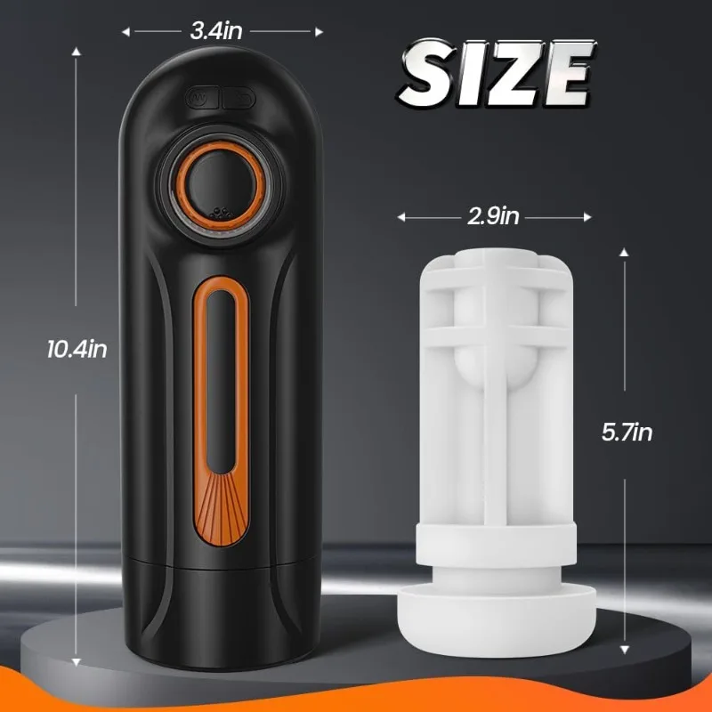 ذكر معدات الاستمتاع واللعب الجنسي للرجال مضخة القضيب تلسكوبي صوت شفط متغير السرعة الاهتزازات الذكور الضارب منتجات جنسية #6