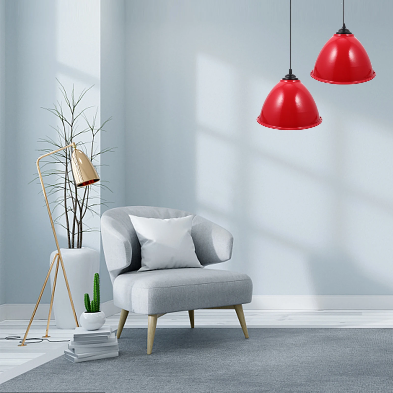 

Stylish Ceiling Lamp Cover Durable Aluminum Chandelier Shade Modern Home Ceiling Light Simple Installation Warm Atmosphere Porch
