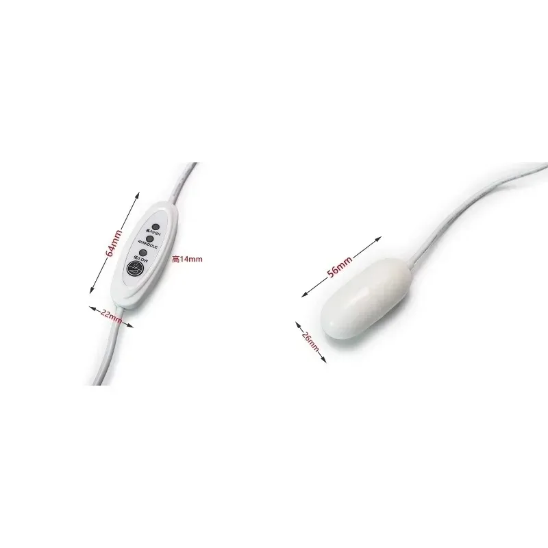 6 Mode USB Vibrating Massager - Waterproof IPX5,  Mini Massage Motor for Body Relaxation