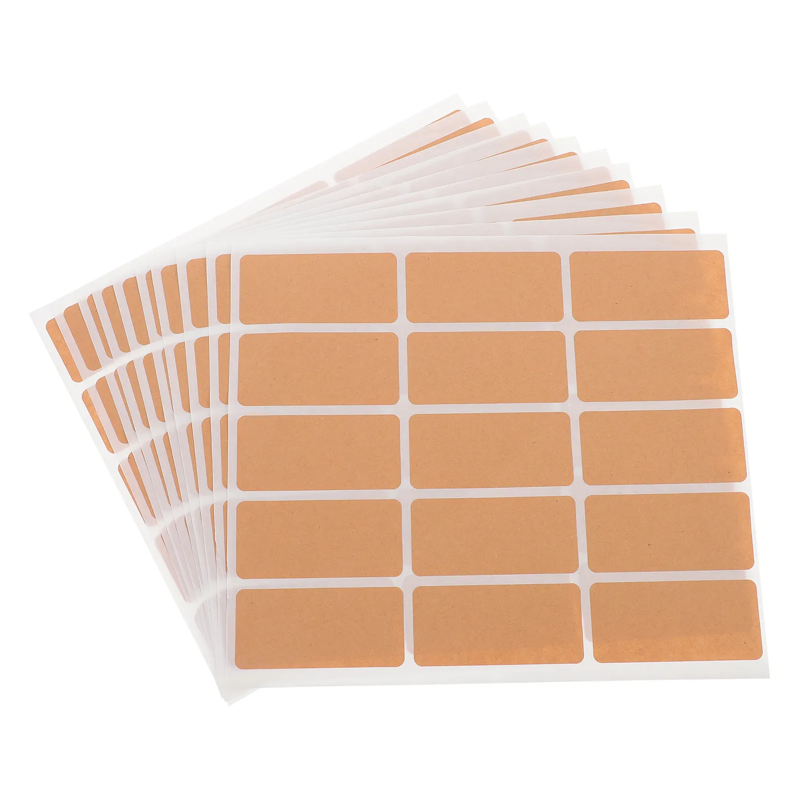 

150 шт. этикеток-стикеров для сортировки, крафт-бумага, пустые именные бирки, самоклеящиеся листы для дома, офиса, организации хранения