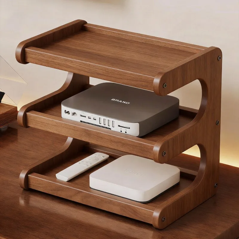 Modern Minimalist Metal Multi Tier Storage Shelf for Router Modem Remote Control Organizer Living Room Home Decor Novelty New