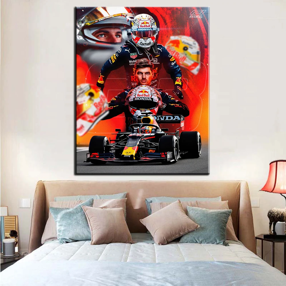 

Wall Art Canvas F1 Formula 1 Racing Car Poster Painting Home Decoration Living Room Picture Print Bedroom Mural Artwork