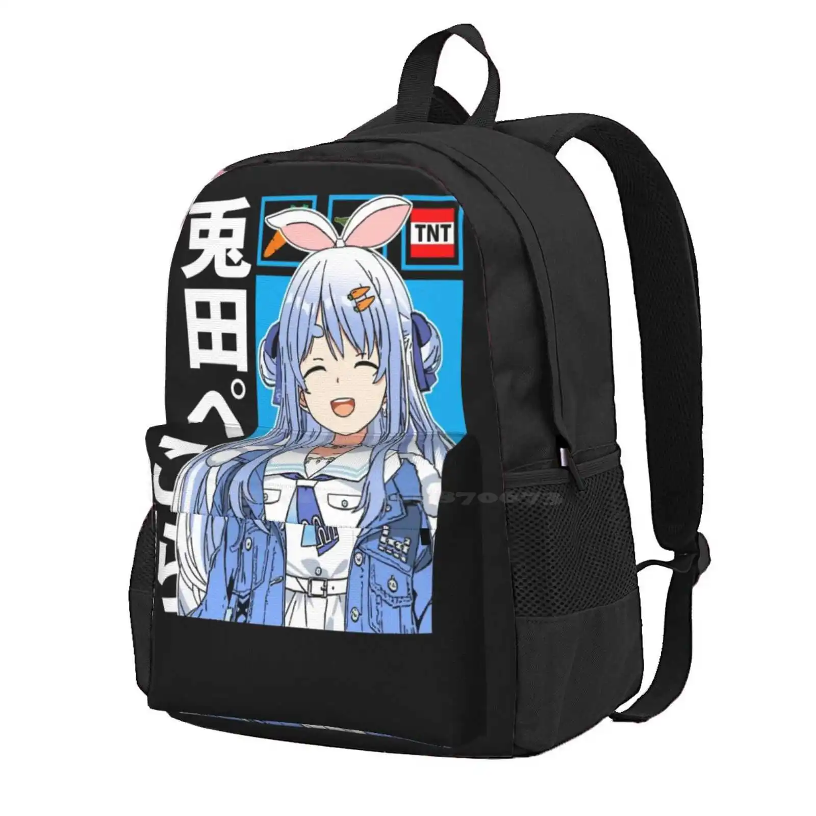 Hololive Usada Pekora Casual Outfit Hot Sale Schoolbag Backpack Fashion Bags Hololive Japan Hololive Gen 3 Usada Pekora