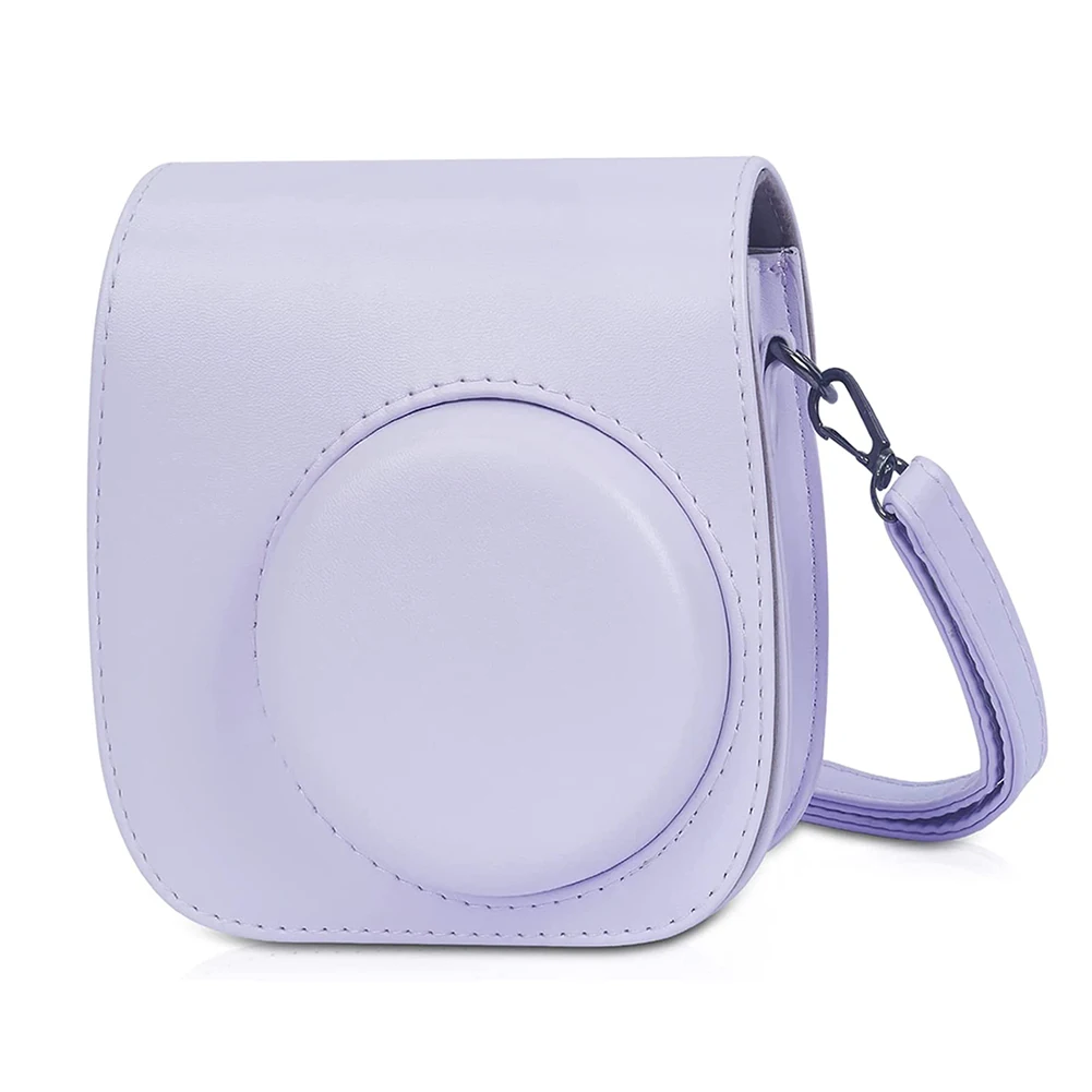 Instant Camera Bags PU Leather Camera Case Storage Bag Scratchproof Lightweight Accessories for Fujifilm Instax Mini 12/11/9/8