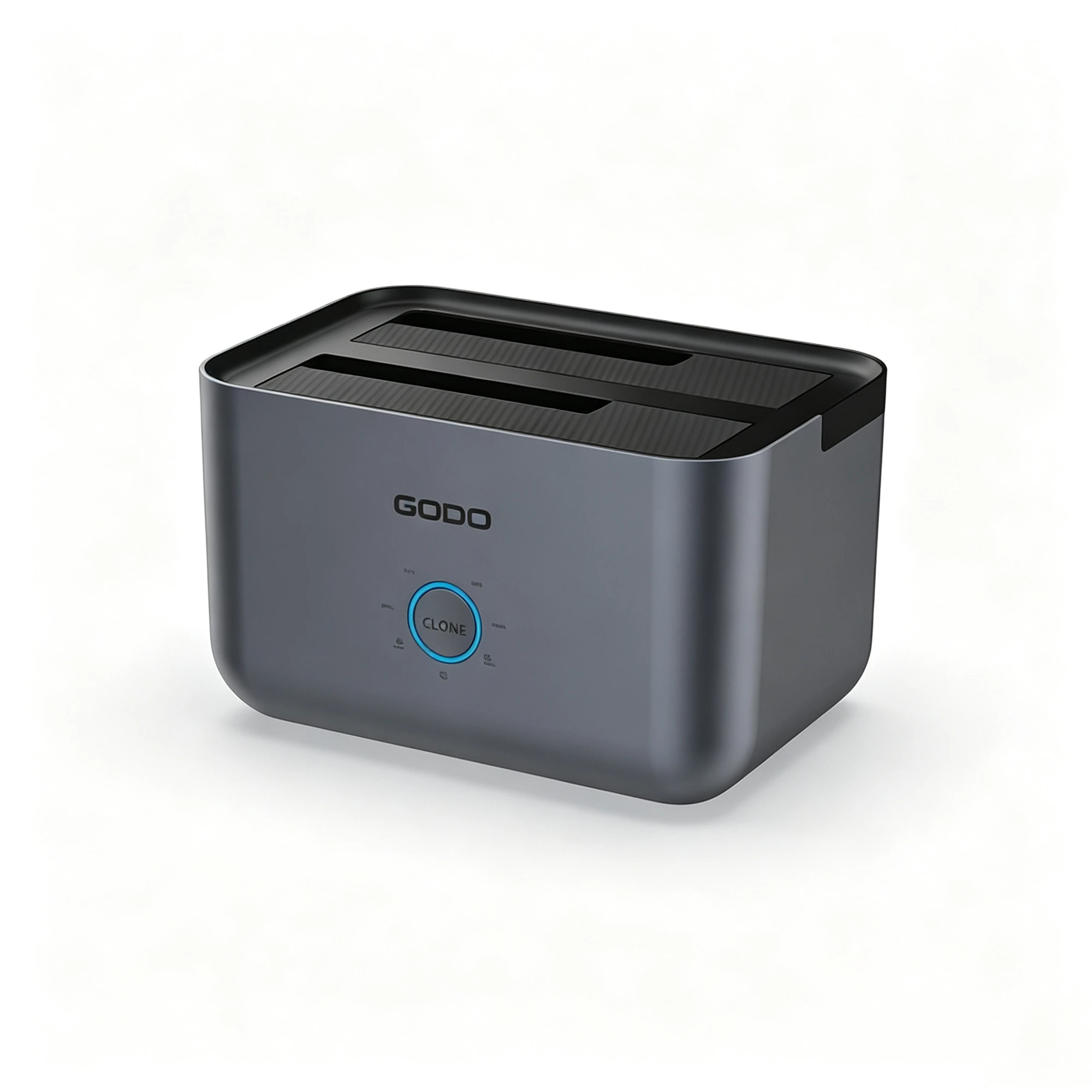 GODO USB 3.0 Hard Drive Docking Station Dual Bay External Hard Drive Dock for 2.5/3.5 inch SATA HDD SSD LED Offline Clone