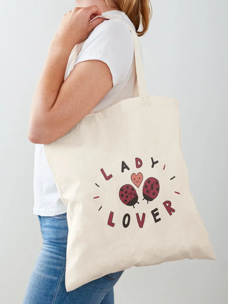 

lady(bug) lover Tote Bag Candy bags custom canvas bag shoping bag shopping logo