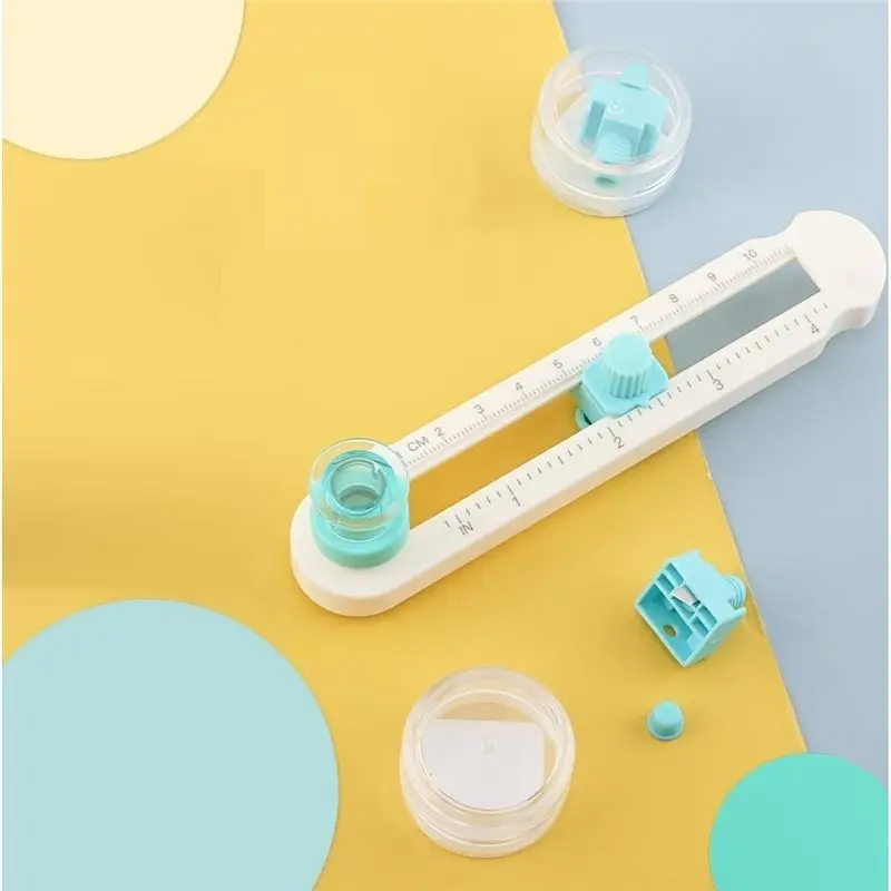 360° Adjustable Circle Paper Cutter With 2 Knifes Multifunctional Circular Paper Scrapbooking Cards Cutters DIY Paper