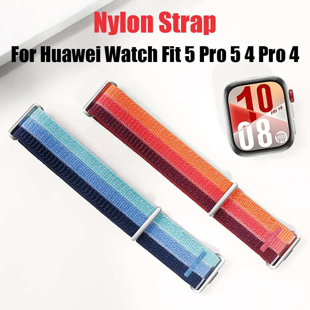 Nylonarmband für Huawei Watch Fit 5 Pro 5 Armband für Huawei Watch Fit 4 Pro 4 3 Ersatz-Uhrenarmbänder