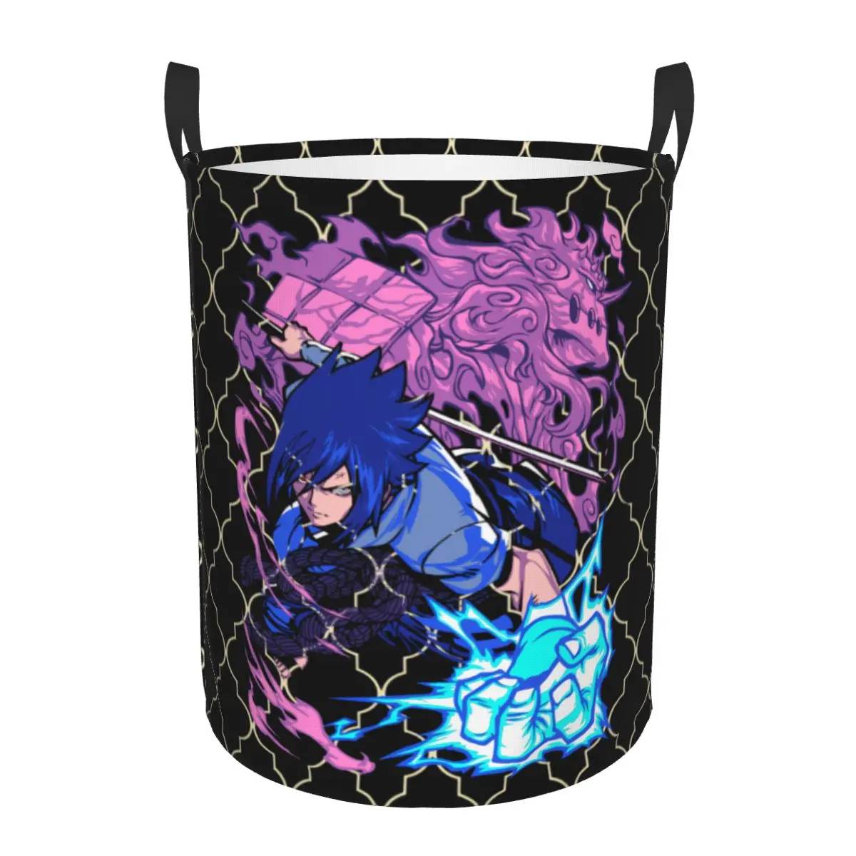 

The Rogue Ninja N-Naruto Laundry Basket Collapsible Anime Clothes Hamper for Household Clothes Storage Organization