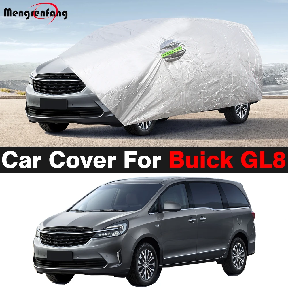 Car Cover For Buick GL8 Century 1999-2025 MPV Outdoor Sun Shade Rain Snow Resistant Cover Windtproof