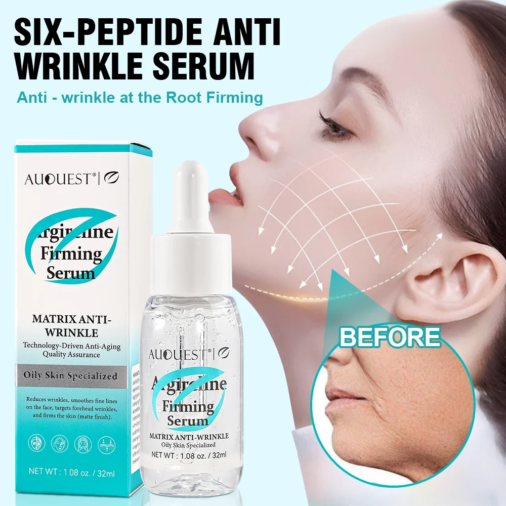 

Six-Peptide Firming Serum Highly Effective Anti-Wrinkle Skin Firming Smooth Skin Preventing Improving Crow's Feet Face Serum