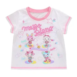 2025 Y2K Mom and Daughter Tops Japanese Soft Girl Cute Tee Sweetheart Letter Print Short Sleeve T-shirt Parent-child Clothing