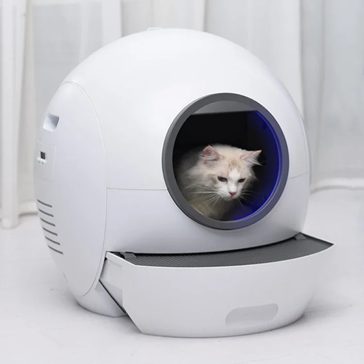 

In Stock product sifting box cat semi-auto semi automatic pet cat toilet