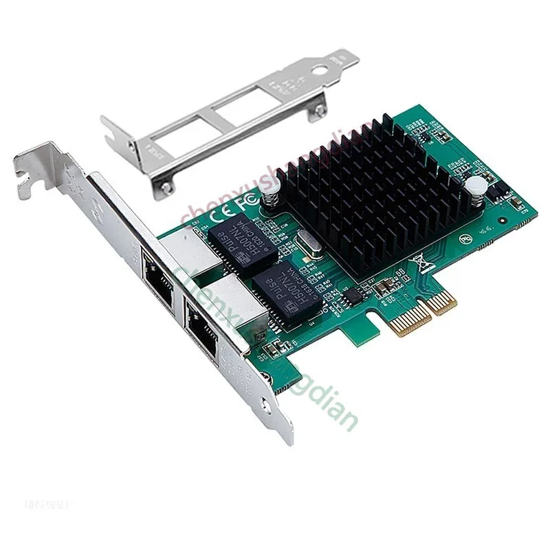 FOR PCI-eX1 wired 2-port Gigabit network interface card Intel82576 ROS