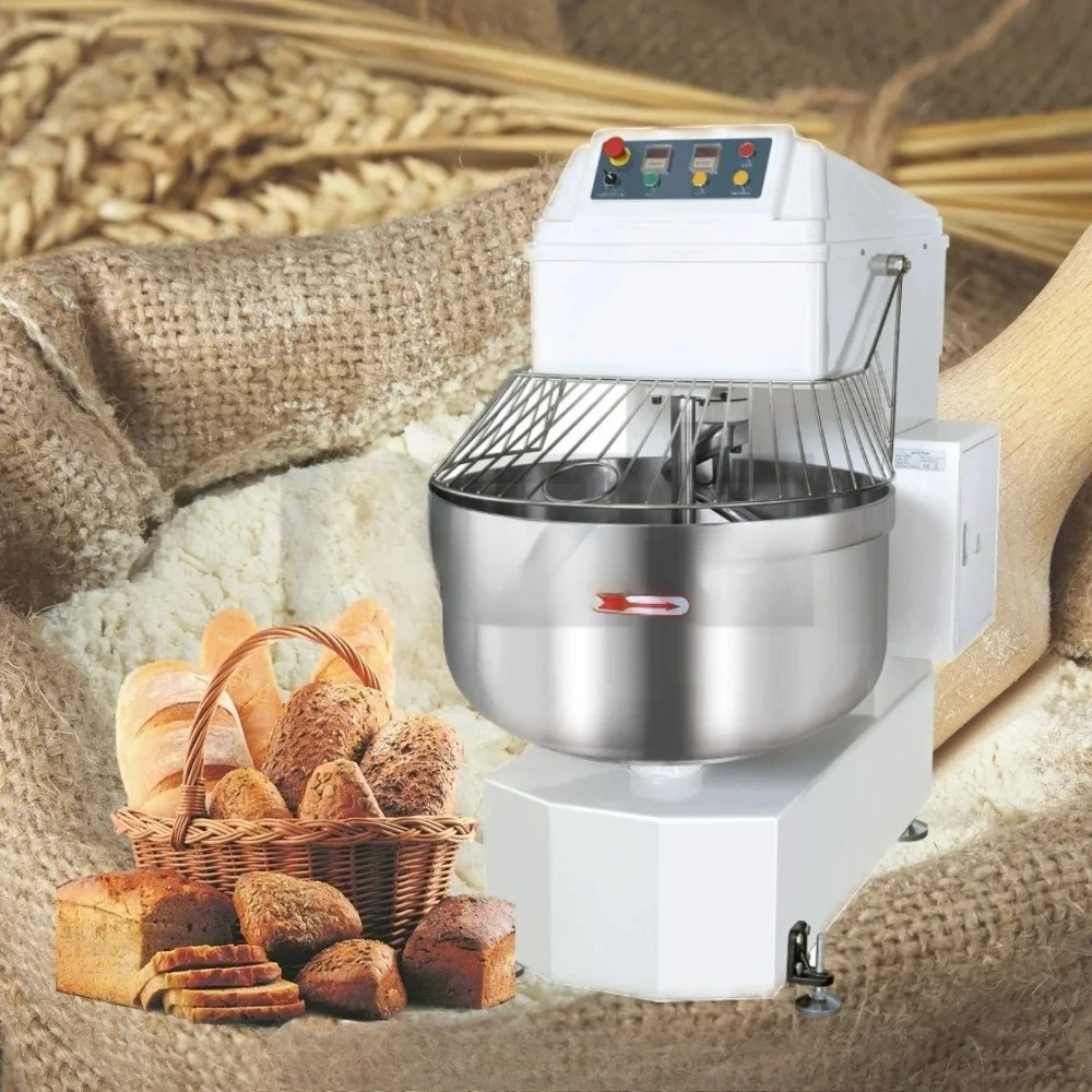 amasadora de masa de 200L, 75kg, Batidora Amasadora Y Sobadora, máquina mezcladora de masa de harina en espiral para panadería