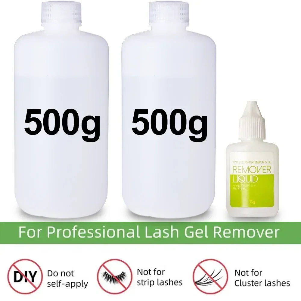 500g Liquid Remover for Eyelash Extensions Quick Removel Liquid Eyelash Glue Remover Makeup Tools Liquid Eyelash Remover