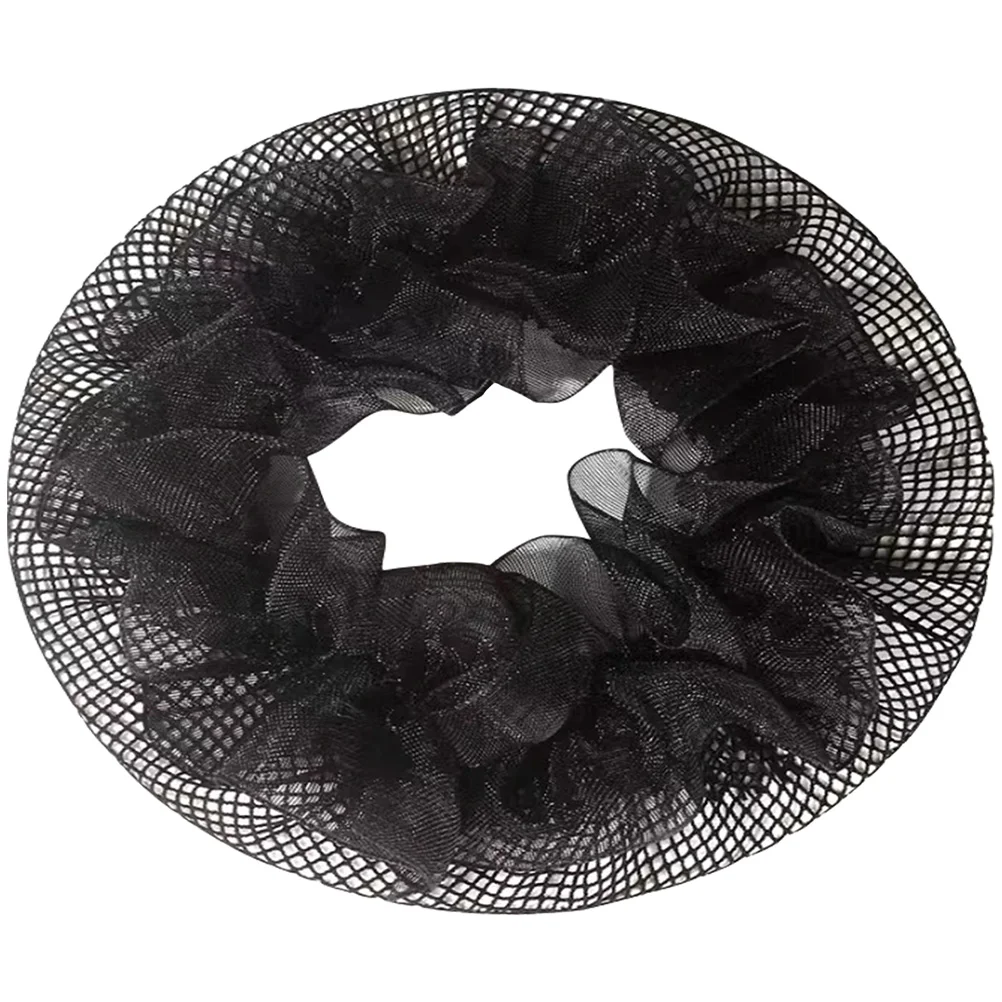 

20pcs Black Hair Accessories Buns Elastic Lightweight Breathable Bun Hair Cover Cover Mesh Fabric Hairnet Black Accessories