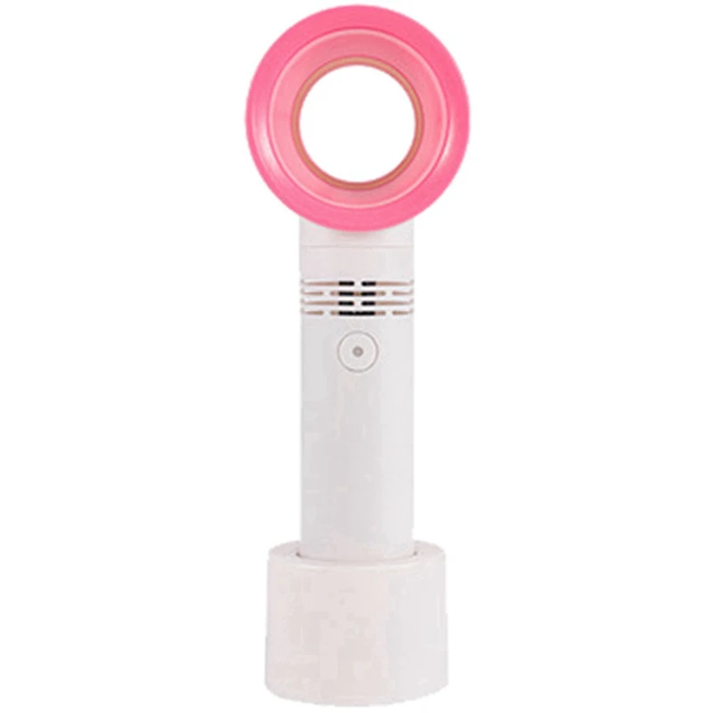 

Rechargeable Mini Hand Fan Small Battery Fan Bladeless & Portable Fan For Travel, Camping, Bedroom & Desk