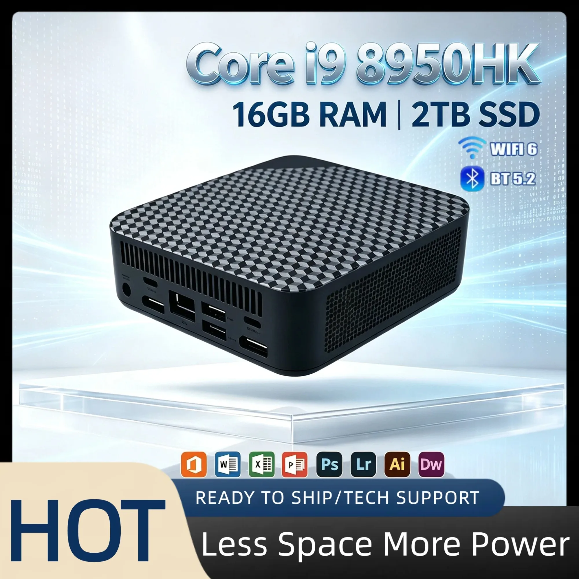 Retro Gaming Mini Pc - كمبيوتر مكتبي صغير محمول بمعالج Intel