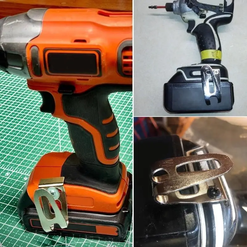 652F Heavy Duty Belt Clip for Construction Power Tool Easy Installation with Screws