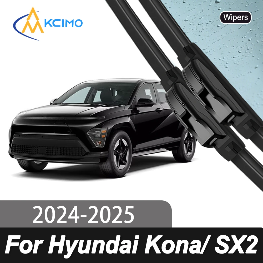 

2Pcs Front Windshield Wiper Blades For Hyundai Kona/ SX2 2024-2025 Windscreen Window Car Accessories