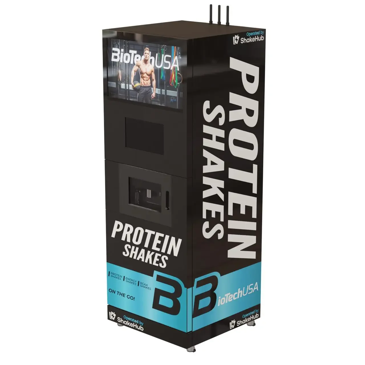 Smart Touch Screen Protein Shake Gym Fitness Powder Distributore automatico di caffè Sistema di pagamento Android