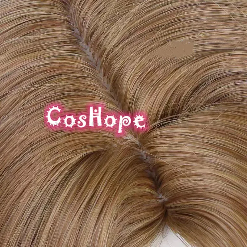 Candy 2025Welt Yang 30 cm Curto Marrom Branco Peruca Anime Cosplay Perucas Sintéticas Resistentes ao Calor