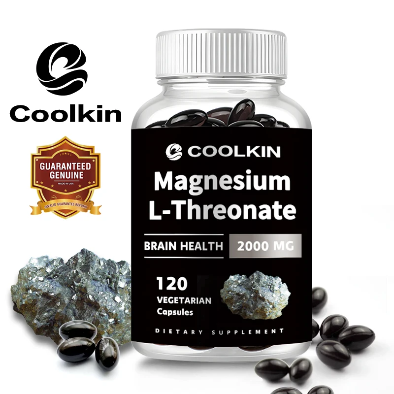 

Magnesium L-Threonate - Ultra Absorbable Magnesium, Vegetarian Capsules, Helps Enhance Memory, Focus, and Overall Cognition