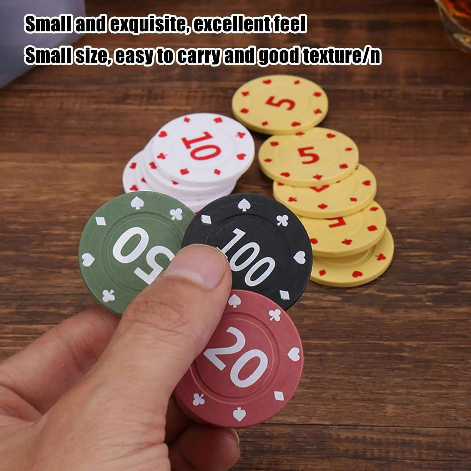 

Poker Chips Numbered 100 Pieces Colored Game Supplies With Case Poker Chips Bulk For Home Travel Night Tournaments Parties
