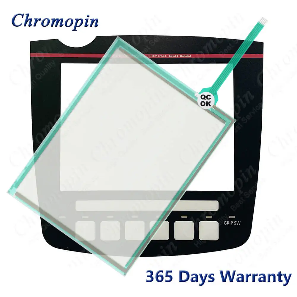 

Стеклянная сенсорная панель-дигитайзер для GT1665HS-VTBD TP-3920S1 с накладкой