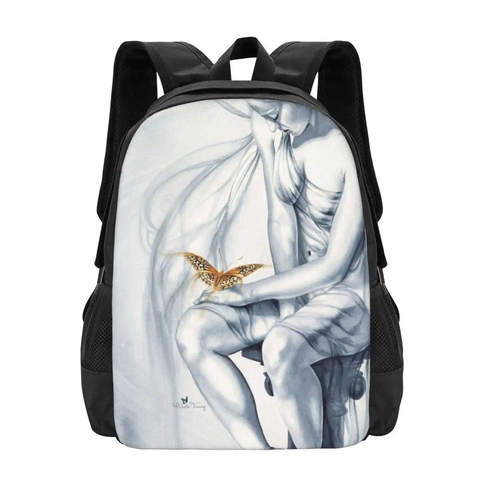 Friendship Backpacks For School Teenagers Girls Travel Bags Fairy Faery Fairies Butterfly Butterflies Spirit Art Spiritual