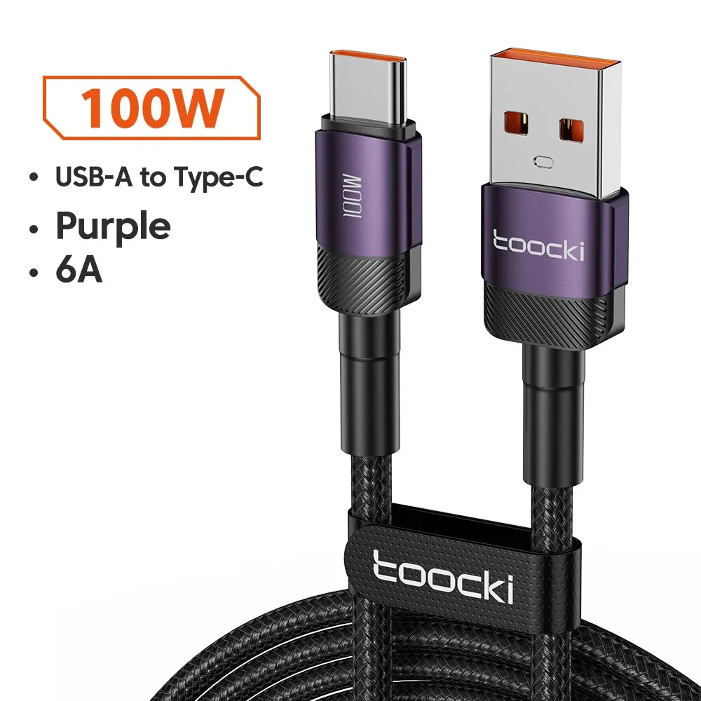 Toocki USB Typ C Kabel Schnellladung USB C Ladegerät Kabel für iPhone 15 14 13 12 11 Huawei P40 P30 Realme Oppo Oneplus Samsung