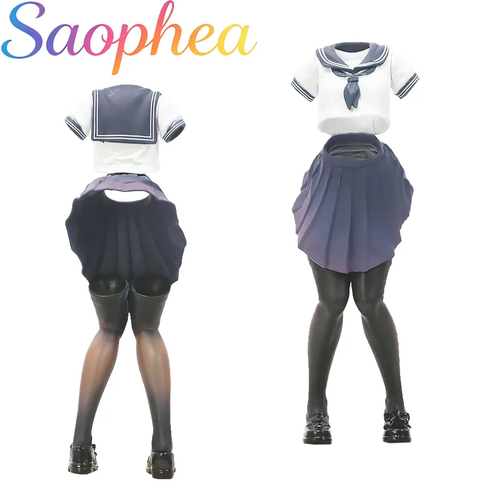 Saophea JK Uniform Girl Standing Ver. Ecchi Figure, Sexy Anime Girl Waifu Action Figure Collectible Statue, Anime Decor Gift Toy