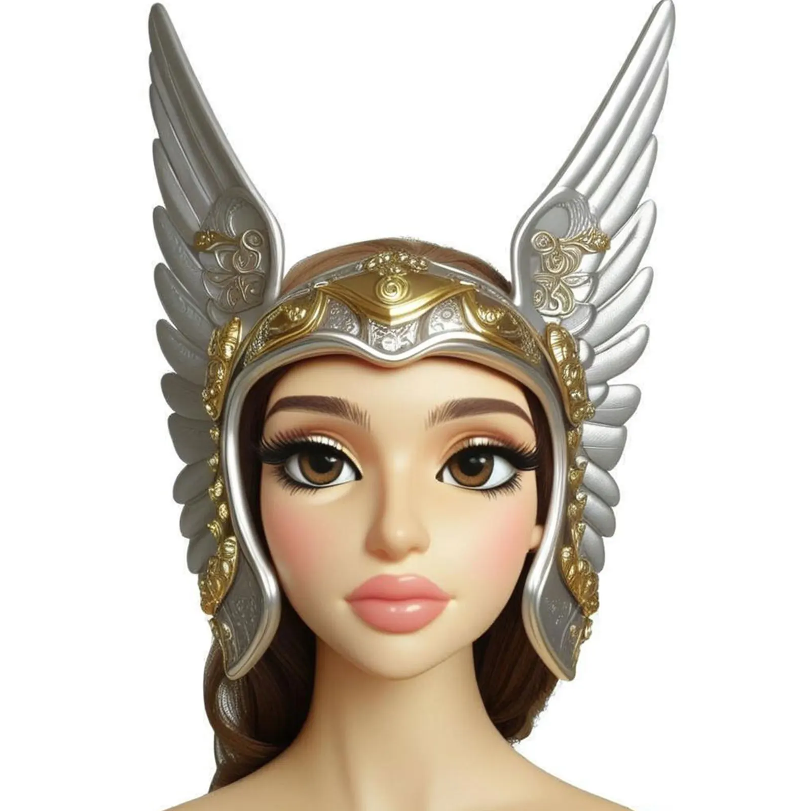 

Queen Tiaras Crowns Valkyrja Warriour Gothic Angel Wing Helmet Masks Headband for Women Girl Halloween Cosplay Costume Headpiece