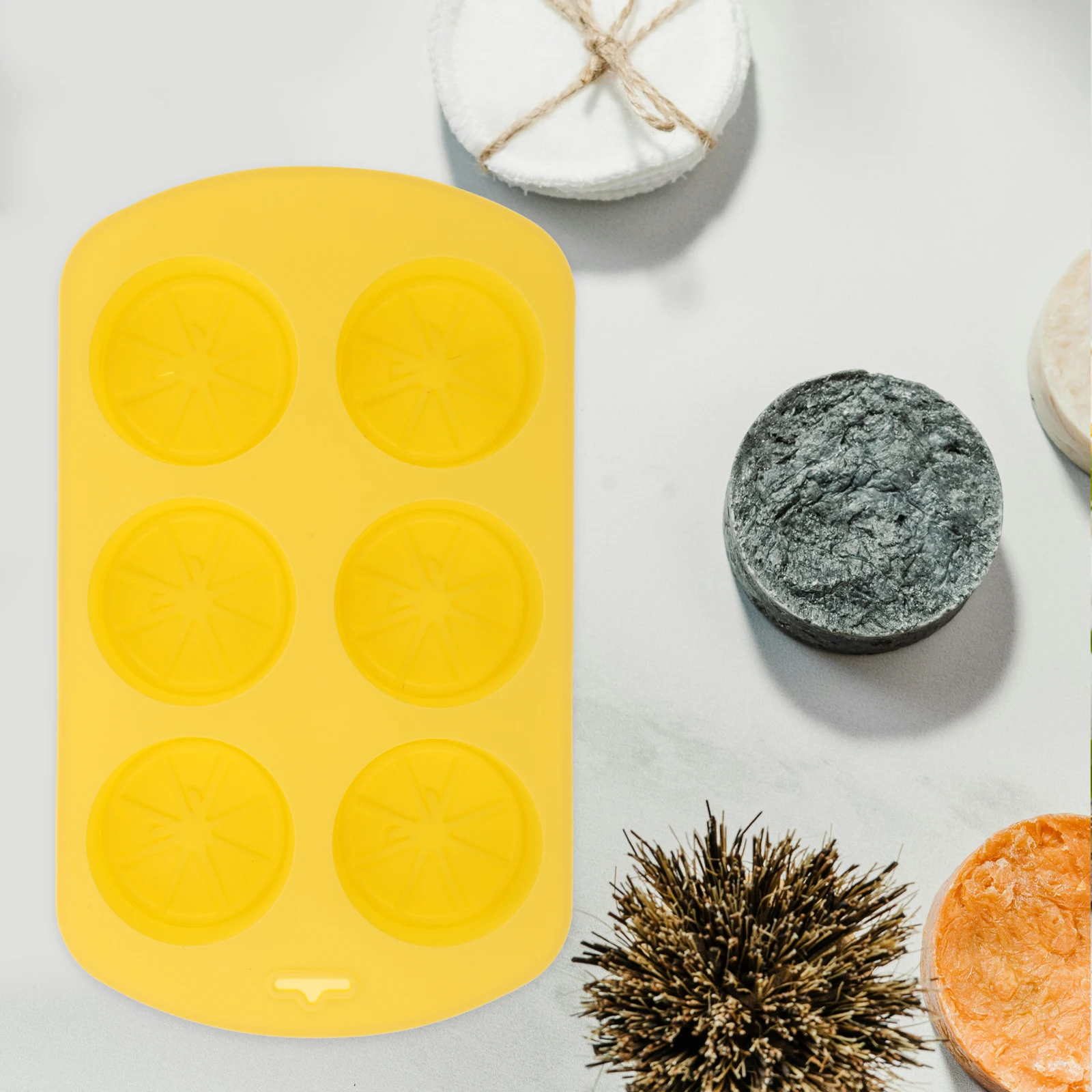 

3pcs Silicone Lemon Slice Mold For Diy Scented Soap Making Craft Multipurpose Flexible Lightweight Tool For Handicrafts