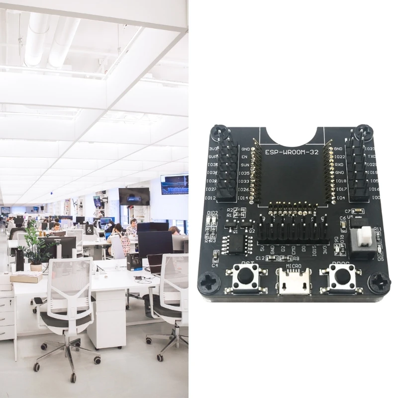 ESP32 ESP-WROOM-32 Test Board Small Batch Burn Fixture For ESP-32 Module ESP-WROOM-32 Burning Fixture Tool Downloader